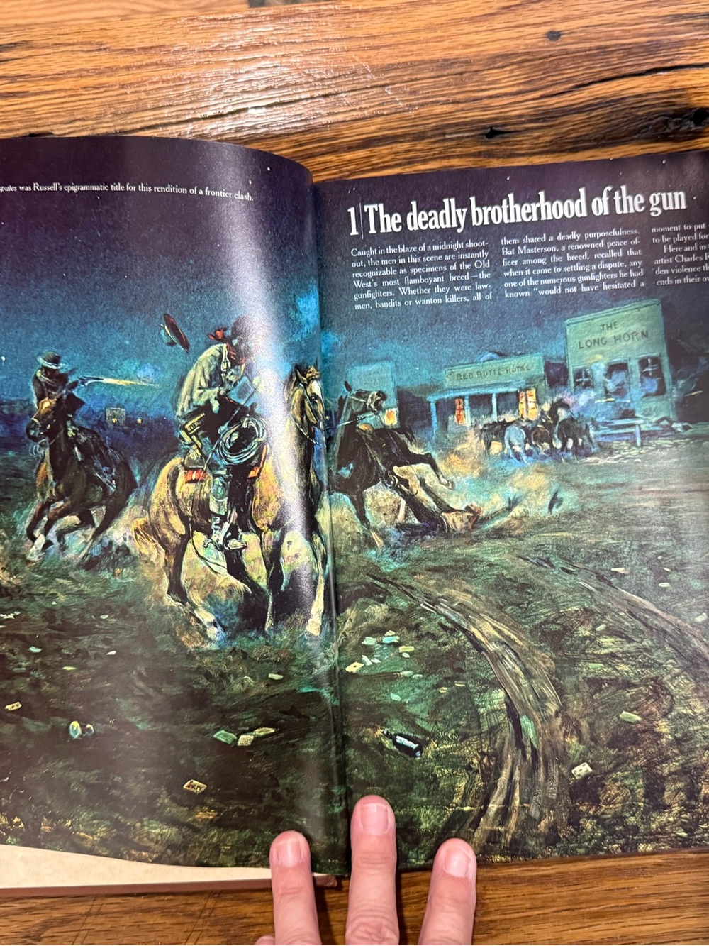 Vintage Western Leather Book - Brown - Picture 6 of 9